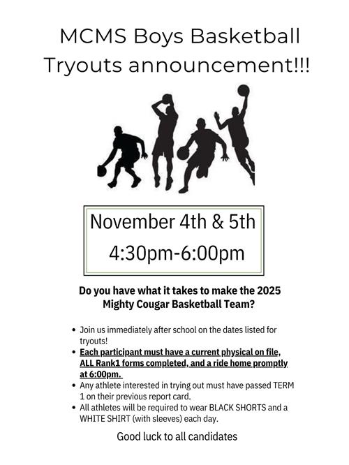  Boys Basketball Tryouts